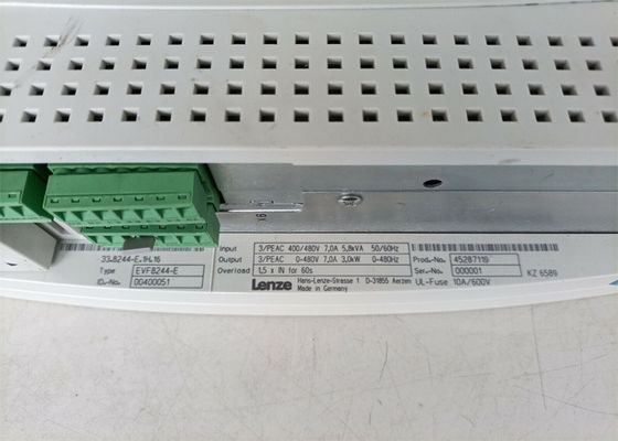 Lenze EVF8244-E Inversor de velocidad de 3 fases industrial de 0 a 480 VAC Nuevo