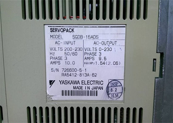 Amplificador servo 200V de la CA de SGDB-15ADS - 230V 9.5A Servopack entró 10 amperios