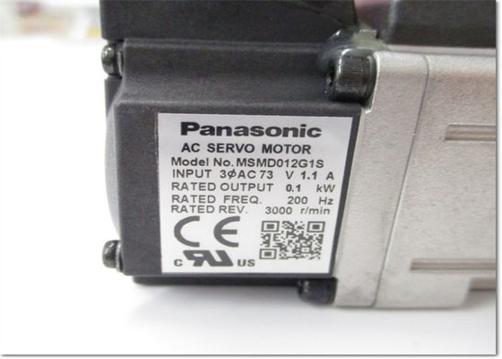 Familia industrial de Panasonic MINAS A5 del motor servo de MSMD012G1S 3000 RPM