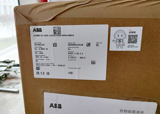 Inversor 3AUA0000135128 de la frecuencia ACS880-01-105A-3+D150+K454+N5050+E200