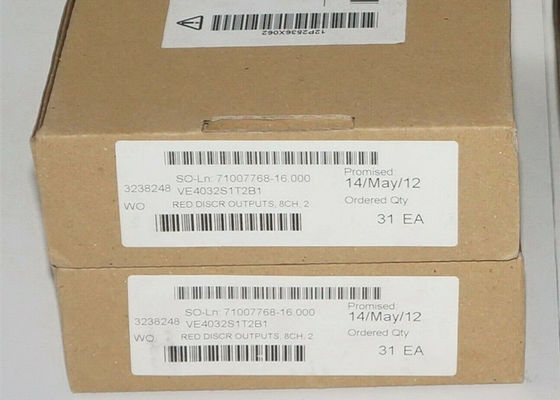 EMERSON DeltaV REDUN HIZO SALIR la TARJETA VE4032S1T2B1 KJ3202X1-BA1 8CH 24VDC NINGÚN BLOQUE del TÉRMINO