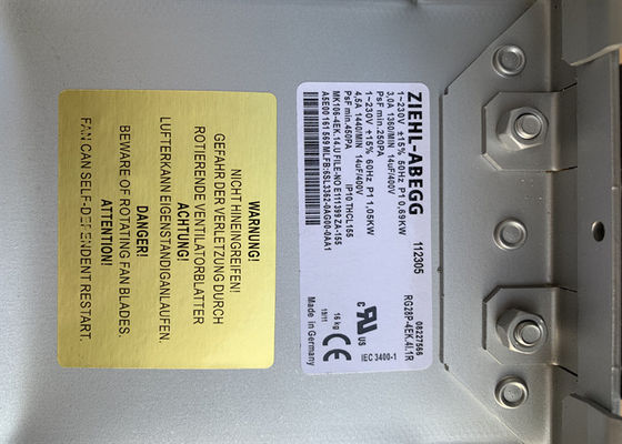 Fan centrífuga industrial ZIEHL ABEGG RG28P 4EK 4I 1R de 6SL3362-0AG00-0AA1 Ebmpapst