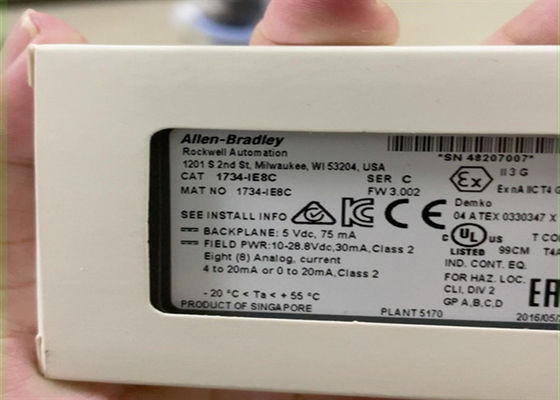 El módulo de 1734-IE8C AB Digital I O ME SEÑALA O 24V análogo dc 8