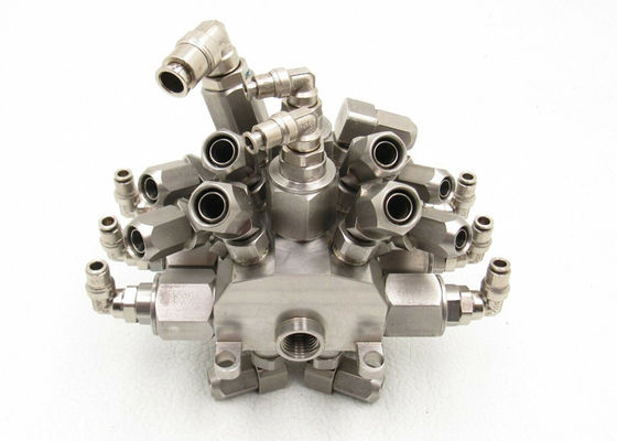 LOS ROBOTS DE LA PINTURA 3HNA000651-001 PARTE EL CAMBIADOR INOXIDABLE DEL COLOR AISI304