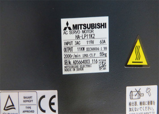 Motor servo industrial de la CA del motor servo HA-LP11K2 de Mitsubishi 11kw NUEVO en existencia