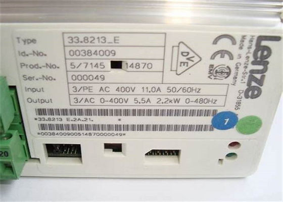 IMPULSIÓN 2,2 de la CA de Lenze 33,8213 E HP kilovatio/3 400 VAC inversor variable de la frecuencia de 50/60 HERZIOS
