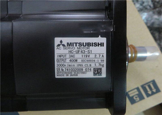 Motor servo industrial 3000rpm de la CA del motor HC-UF43-S1 de Mitsubishi 400W NUEVO en existencia