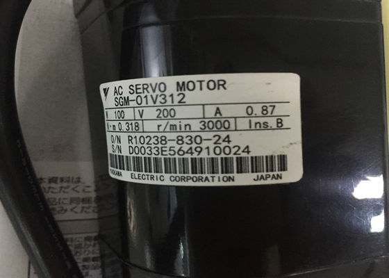 Voltaje 0.87A los 0.318N.m del motor servo 200V de la inducción de la CA de SGM-01A314S   3000RPM