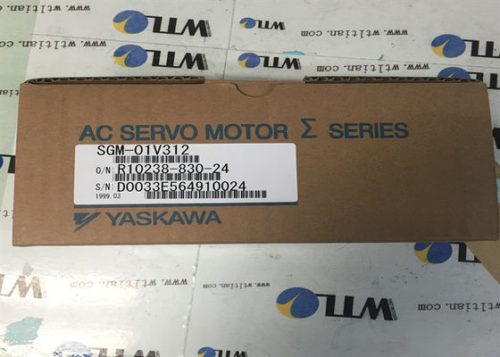 Voltaje 0.87A los 0.318N.m del motor servo 200V de la inducción de la CA de SGM-01A314S   3000RPM