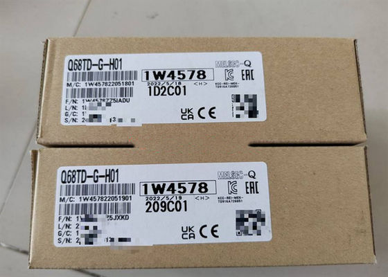Q68TD-G-H01 Digitaces yo serie análoga del módulo entrado Q de Mitsubishi del módulo de O
