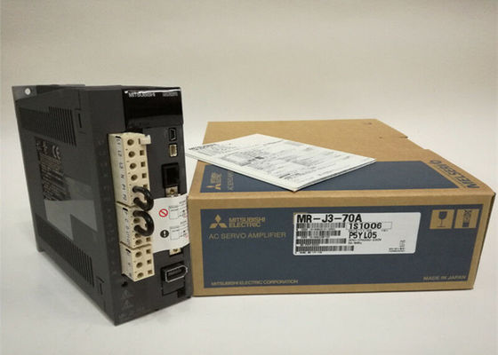 Amplificador industrial servo 170V 5.8A del sistema de control de la impulsión MR-J3-70A de la CA de Mitsubishi 750W