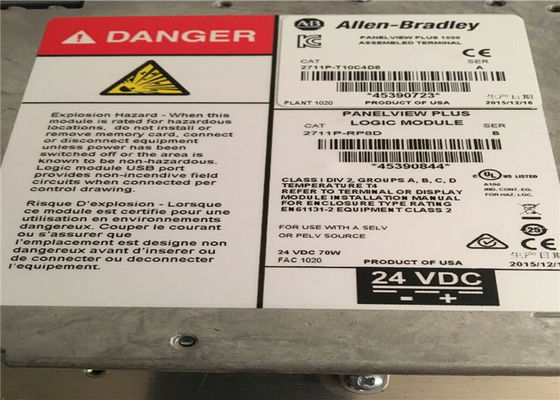 Original estándar de la pantalla táctil de Allen Bradley PanelView Plus 7 2711P-T6C21D8S-B HMI nueva