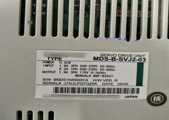 El servo industrial de DC270-311V 28A conduce el estado de conservación de MITSUBISHI MDS-B-SVJ2-03 de la serie de los MDS