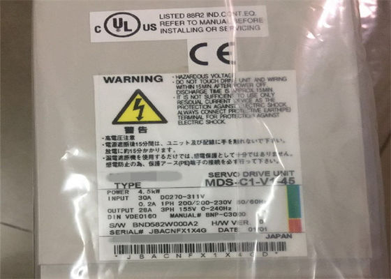 La impulsión serva MDS-C1-V1-45 de la CA Mitsubishi de MELSERVO substituye la NUEVA condición MDS-B-V1-45