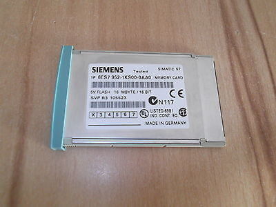 Tarjeta de memoria de 6ES7952-1KS00-0AA0 Siemens para S7-400, diseño largo, 5V flash EPROM, 16 MBYTE