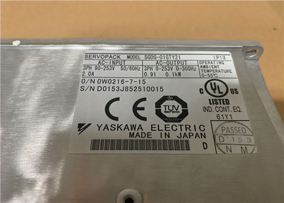 El paquete servo industrial YASKAWA SGDG-01GTY21 ELÉCTRICO SERVOPACK de la CA entró 90-253V