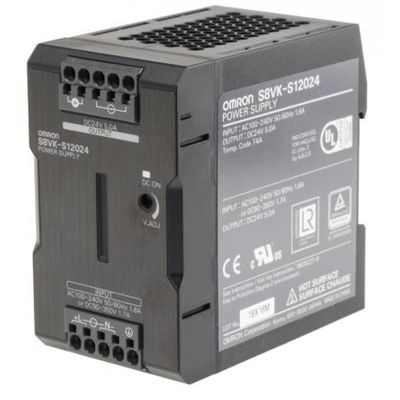 EMPUJAR DEL VDC 5 AMPERIO 100-240 VAC DEL VATIO 24 DEL MODO 120 DEL INTERRUPTOR DE OMRON S8VK-S12024 HACIA ADENTRO