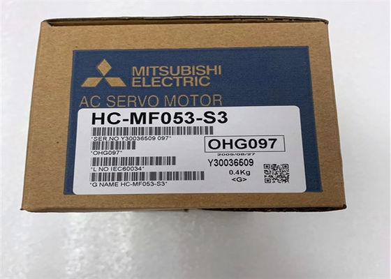 Motor servo industrial 3000 r/min 3AC 60V 0.9A 50W de HC-MF053-S3 Mitsubishi