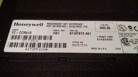 Módulo de salida redundante del módulo de interfaz de Honeywell TC-CCR013 ControlLogix ControlNet