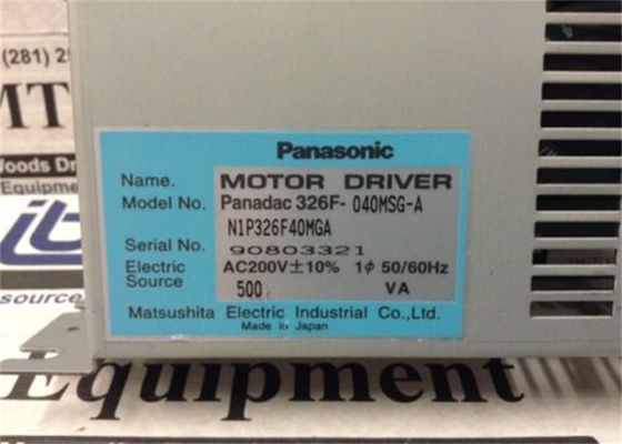 UNIDAD DE CONTROLADOR de Panasonic P326F-040MSGA PARA EL MOTOR 200V 50/60HZ 300VA
