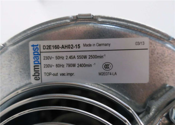 Fan centrífuga D2E160-AH02-15 de EBMPAPST para el ventilador de Industrail del inversor de ABB VFD ACS800