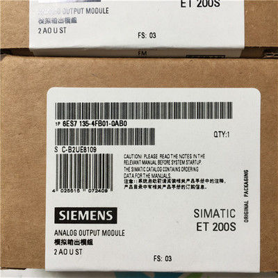 Siemens 6ES7134-4FB01-0AB0 2 AI U ESTÁNDAR ANCHURA 12 BIT+SIGN de 15 milímetros