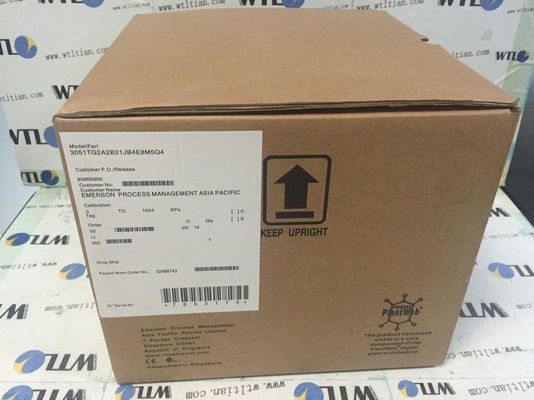 Transmisor de presión en línea de 3051TG2A2B21A Rosemount 3051T -14,7 a 150PSI