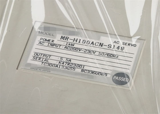 Impulsión serva ORIGINAL de la serie del amplificador MR-H100ACN-S149 MR-H de la CA de JAPÓN Mitsubishi Melservo