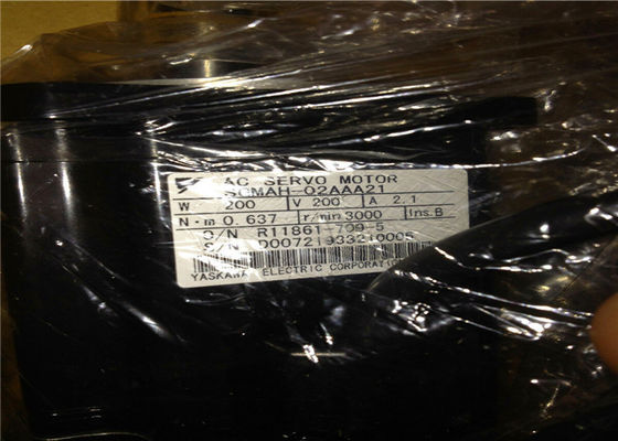 MOTOR SERVO 200W 2.1A los 0.637N.m de la CA SGMAH-02AAA21 de la sigma II de YASKAWA SGMAH