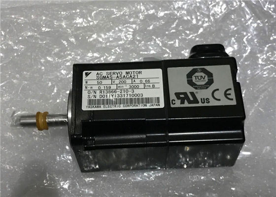 MOTOR SERVO 50W 0.66A los 0.159N.m de la CA SGMAS-A5ACA21 de la sigma II de YASKAWA SGMAH
