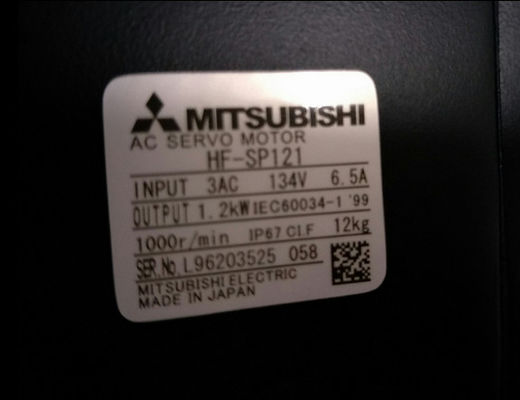 Serie industrial 1W 2000RPM del HF de Mitsubishi del motor servo de la CA HF-SP121