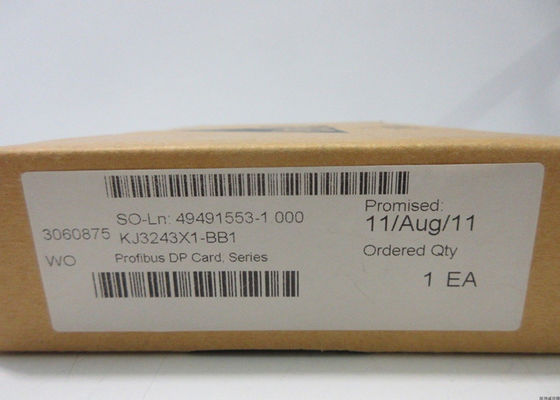 TARJETA DE INTERFAZ DEL DP DEL PROCESO KJ3243X1-BB1 VE4022 PROFIBUS DE EMERSON DELTAV