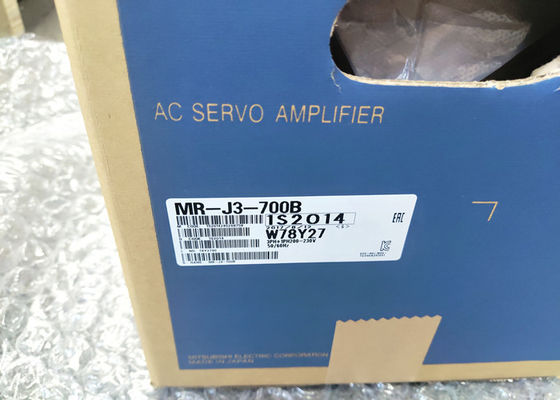 Mitsubishi 3 amplificador servo del motor del conductor MR-J3-700B 7KW de la CA de la fase en sistema de control