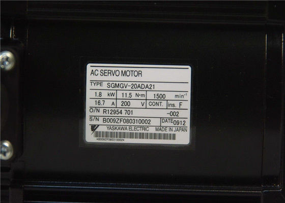 MOTOR SERVO industrial 16.7A 1500RMP de la CA de Yaskawa de la NUEVA ORIGINAL de SGMGV-20ADA21 1Pc