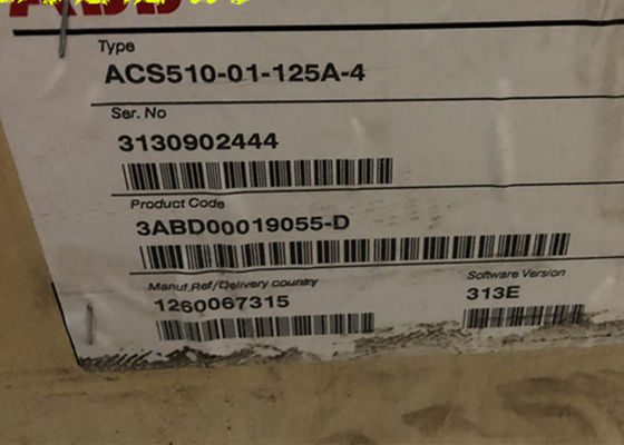 Impulsión ACS510-01-125A-4 55KW 380V del inversor de la CA de ABB convertidor de frecuencia de la baja tensión de 3 fases