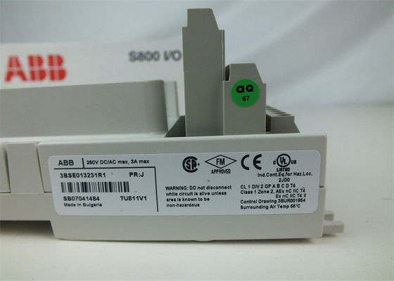 Nueva 3BSE013231R1 S800 unidad de la terminación del módulo del acuerdo de la entrada-salida TU811V1 de ABB, MTU, 250V