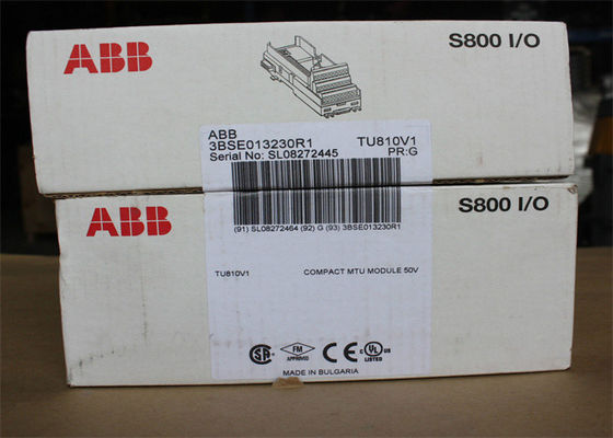 El BLOQUE DE TERMINALES 50V del MÓDULO TU810V1 del ACUERDO del MTU 3BSE01320R1 de la entrada-salida de ABB S800 SELLÓ