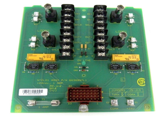 Tablero 6636997L1 Bailey Pcb Card del enlace de comunicaciones de la INFI-red NTCL01
