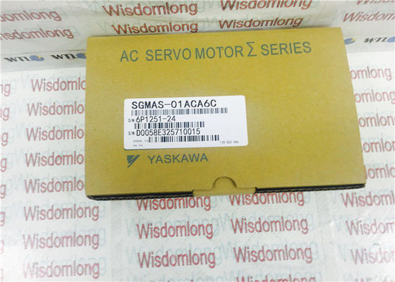 Motor servo industrial 100W 200V 0.91A del motor de SGMAS-01ACA6C Yaskawa