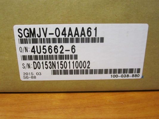 Motor servo síncrono de los motores de servo del robot industrial de la CA SGMJV-04AAA61