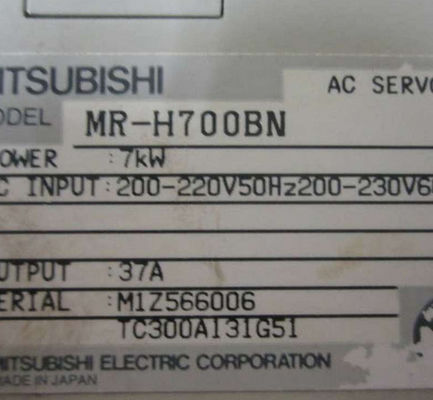 El servo industrial de MR-H700BN conduce la serie de Mitsubishi MELSERVO-H
