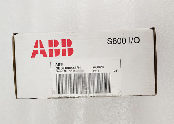 El módulo 3BSE008546R1 del PLC AI de la entrada-salida de AO820 S800 salida los módulos 4CH