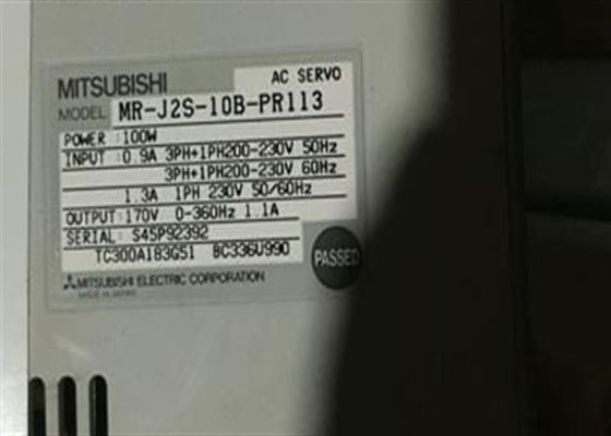 Amplificador servo MELSERVO MR-J2S de la CA de MR-J2S-10B-PR113 Mitsubishi