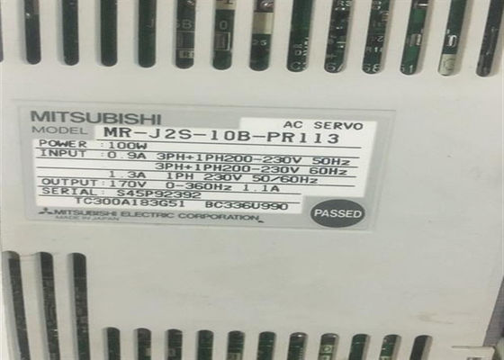 Amplificador servo MELSERVO MR-J2S de la CA de MR-J2S-10B-PR113 Mitsubishi