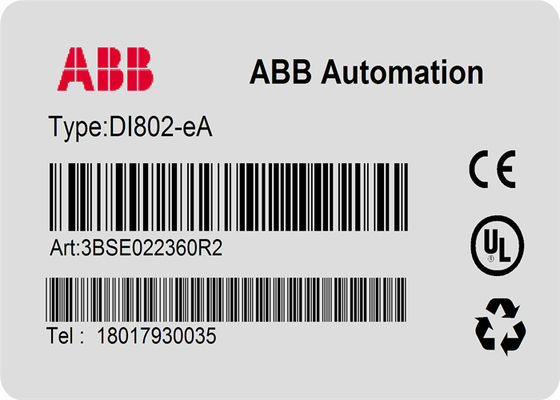 Módulo entrado del módulo DI802-eA 3BSE022364R2 Digitaces de la entrada-salida de ABB DI802 3BSE022360R1 S800L