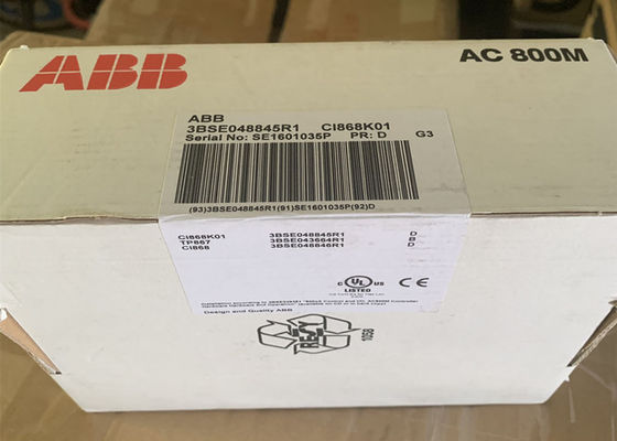 Módulo de lógica del CEX-autobús del módulo CI868K01 3BSE048845R1 de la entrada-salida del regulador de ABB AC800M NUEVO