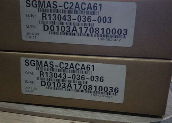 Motor servo industrial de la CA del motor servo SGMAS de SGMAS-C2ACA61 Yaskawa