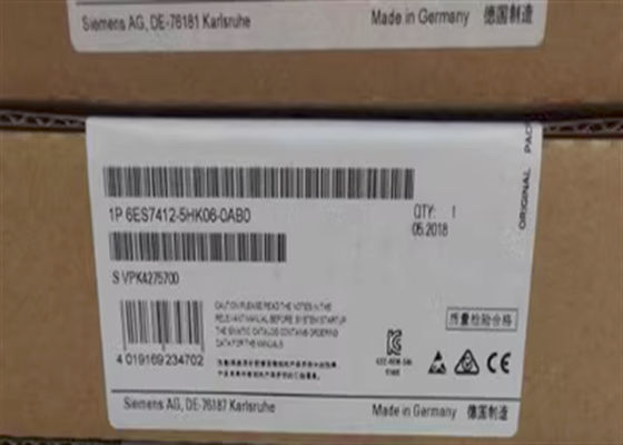 CPU redundante 412-5H del módulo de fuente de alimentación de Siemens 6ES7412-5HK06-0AB0 SIMATIC S7-400H