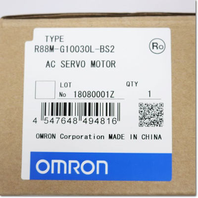 Servomotor 3000 RPM 100W 100VAC absoluto del motor de CA de OMRON R88M-G10030S-BS2