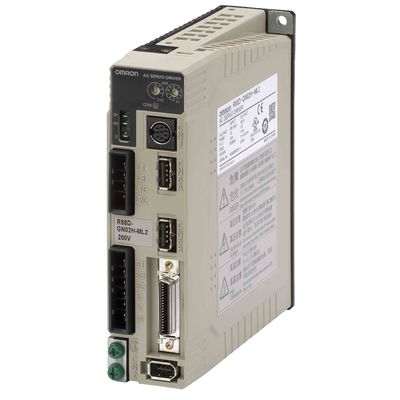 El servo de la serie de OMRON R88D-GN01H-ML2 conduce 1~ 200 VAC MECHATROLINK II integró 100 W